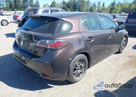 2013 Lexus Ct 200 из США, поврежденный, VIN JTHKD5BH2D2149466